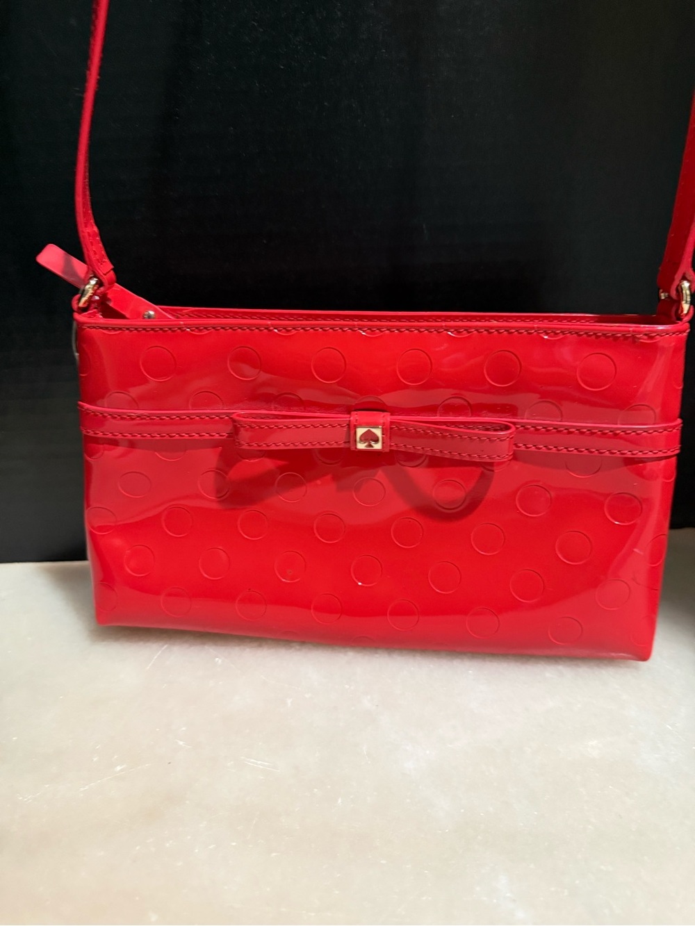 Kate Spade New York Camellia Street Amy Crossbody in Red NEW